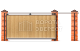 Откатные ворота 3000×2000 с приводом Faac ВЭ-4828