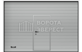 Секционные промышленные ворота с калиткой 5000×2500 ВЭ-4166